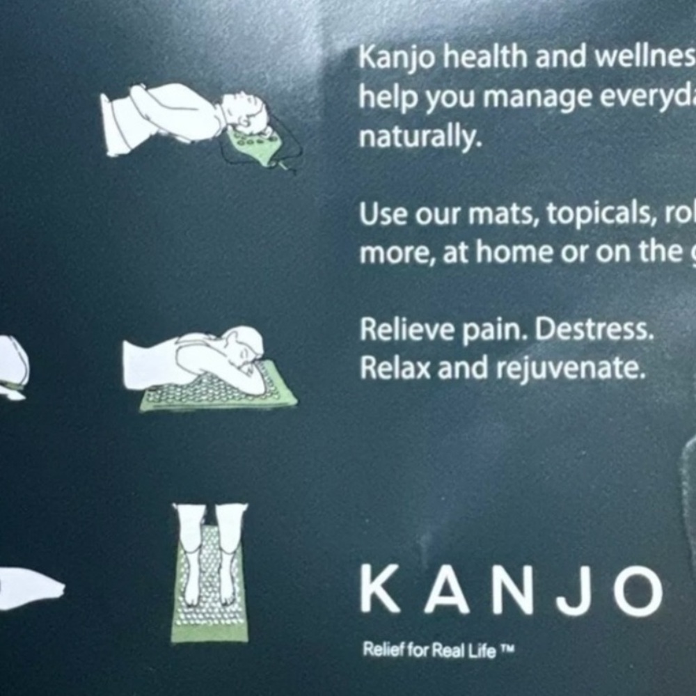 KANJO MEMORY FOAM ACUPRESSURE MAT PILLOW SET Back/Neck Relief, IN BAG - Picture 13 of 13